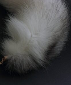 Fosrion Fluffy White Gray Arctic Fox Tail Fur Halloween Cosplay Alopex Lagopus KeyChain 27 81JaLKEVyJL