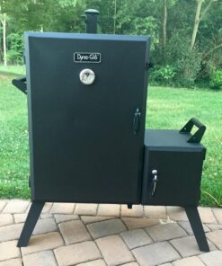 Dyna-Glo DGO1176BDC-D Vertical Offset Charcoal Smoker Standard Black 73 81Jf4DEZ4TL