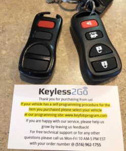 Keyless2Go Replacement for Keyless Entry Car Key Fob Remote for KBRASTU15 CWTWB1U733-2 PACK 34 81JfF7I6QZL