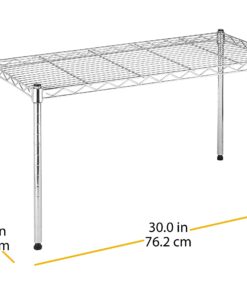 Whitmor Supreme Wide Stacking Shelf - Heavy Duty - Adjustable - Chrome 26 81JfKvOU5iL