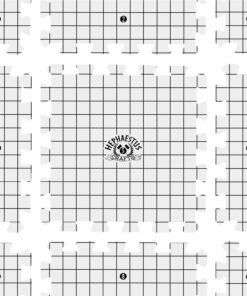 Hephaestus Crafts Blocking Mats for Knitting - Pack of 9 GRAY Blocking Boards with Grids for Needlepoint or Crochet. 150 T-pins 24 81Jfw0tyVlL