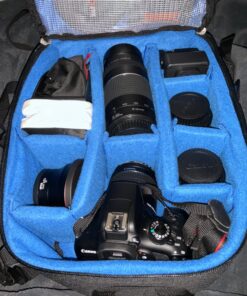 Acuvar Professional DSLR Camera Backpack with Rain Cover for Canon, Nikon, Sony, Olympus, Samsung, Panasonic, Pentax models. Gen 1 40 81Jg7ISPBL