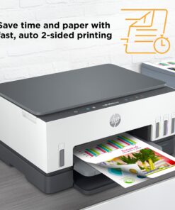 HP Smart -Tank 6001 Wireless Cartridge-Free all in one printer, this ink -tank printer comes with up to 2 years of ink included, with mobile print, scan, copy (2H0B9A) 51 81Jga6sRVbL