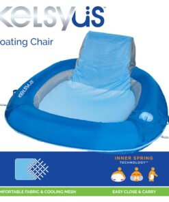Kelsyus Spring Float Pool Chair, Light Blue Chair (Non Hyper Flate Valve) 14 81JhA7HT0GL