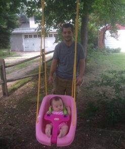 Little Tikes 2-in-1 Snug N Secure Swing-Pink 22 81JhRDUsKVL