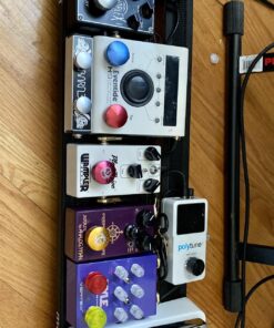 WORLDS BEST CABLES 6 Units - 6 Inch -Pedal, Effects, Patch, Instrument Cable Custom Made Made Using Mogami 2319 Wire and Eminence Gold Plated ¼ inch (6.35mm) R/A Pancake Type Connectors 38 81Jhtf1tbqL