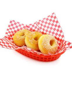 New Star Foodservice 44263 Red Check Food Basket Liners, 12 By 12-inch, Set of 36 14 81JiHN4JBlL