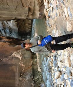 Earth Pak Waterproof Dry Bag - Roll Top Waterproof Backpack Sack Keeps Gear Dry for Kayaking, Beach, Rafting, Boating, Hiking, Camping and Fishing with Waterproof Phone Case 10L Blue 37 81JiaAnLE1L