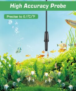 ZACRO 2 Pack Digital Aquarium Thermometer, Fish Tank Thermometer, Water Thermometer with Large LCD Display,Reptile Thermometer for Fish Tank Water Terrarium 31 81Jk2KdtU1L