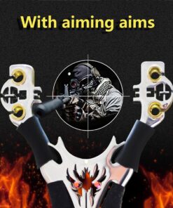YZXLI Professional Outdoor Hunting Stainless Steel slingshots and Bag 16 81JkBca0LVL
