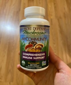 Host Defense, MyCommunity Capsules, Advanced Immune Support, Mushroom Supplement with Lion’s Mane and Reishi, Unflavored, 120 120 Count (Pack of 1) Standard Packaging 30 81Jl1d6TKL