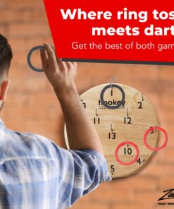 Elite Sportz Ring Toss Game - Games for Man Caves, Apartments, and Outdoor Fun - Gift for Adults and Kids - Indoor & Outdoor Games for Family and Friends - Dorm Games, Party Games, Gifts for Men Classic 24 81Jl91GSmlL