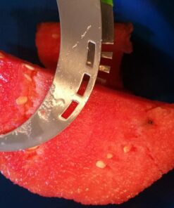 BCI Watermelon Slicer Corer Cutter Knife Tongs with Silicon Handle and Two Headed Melon Baller Set 57 81JliH1OIlL