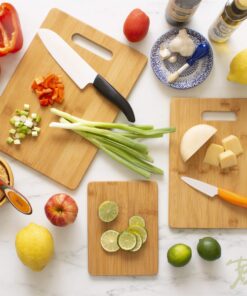 Totally Bamboo 3-Piece Bamboo Cutting Board Set; 3 Assorted Sizes of Bamboo Wood Cutting Boards for Kitchen Solid 3 Piece Set 26 81Jmt0CJMWL