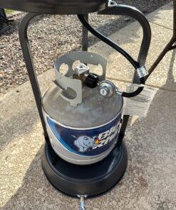 EAST OAK 50,000 BTU Patio Heater with Sand Box, Table Design, Double-Layer Stainless Steel Burner, Wheels, Triple Protection System, Outdoor Heater for Home and Residential, 2023 Upgrade, Black 49 81Jn25iDGL