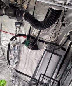 Zazzy Grow Tent, 96“X48 X78 Plant Growing Tents 600D Mylar Hydroponic Indoor Grow Tent with Window, Kit Bag & Floor Tray 96"X48"X78" 44 81JoCOaX5L