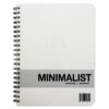 Action Publishing UNDATED Minimalist Day Planner® (8.5" X 11"), Wire Bound, Crisp White Archival Quality Paper Large (8.5" by 11") 20 81JoNtAVqOL