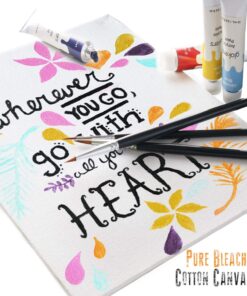 glokers Premium Acrylic Paint Set 24 Acrylic Paint Color Tubes, 10 Professional Paintbrushes, 2 Pcs Canvas Panel, Plastic Palette - Perfect Gift For Beginners, Adults, Students Or Professionals 13 81JoYpzCRVL