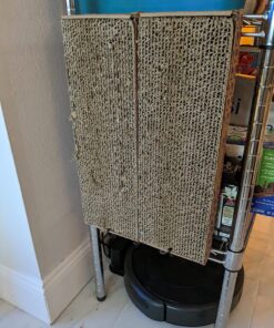 SmartyKat Scratch Up Corrugated Hanging Cat Scratcher, Catnip Infusion Technology - Brown, Single Wide Scratch Up (Catnip Infused) Single Pack 41 81JpFaafU L