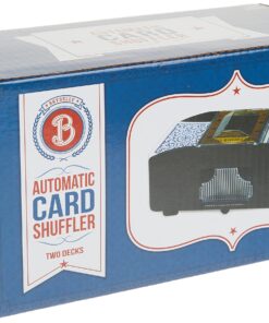 Brybelly Two Deck Automatic Card Shuffler - Battery-Operated Electric Shuffler - Great for Home & Tournament Use for Classic Poker & Trading Card Games 11 81JpY91yB1L