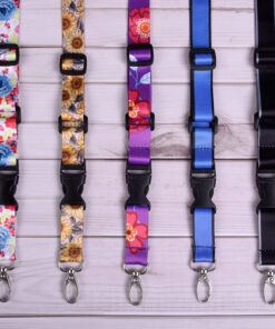 Wisdompro Adjustable Lanyard, Heavy Duty Neck Strap Lanyard with Detachable Buckle and Metal Hook for Keys, ID Badges, Card Holder, Name Tags - Sunflower Neck Lanyard 17 81JpjtT8PpL