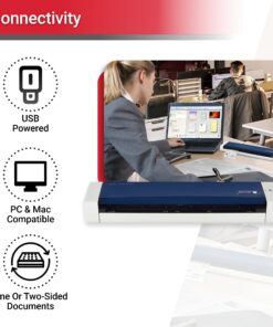 Visioneer Xerox XTS-D Duplex Travel Scanner for PC and Mac, USB Powered Travel Scanner 10 81JqYGNSGfL