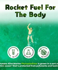 Oceans Alive Marine Phytoplankton by Activation Products, 1 Month Supply, Organic Saltwater Algae Oil Memory and Focus Mineral Trace Supplements - Microalgae Oil for Energy and Stress - 30 ml 11 81JrtNnsaL