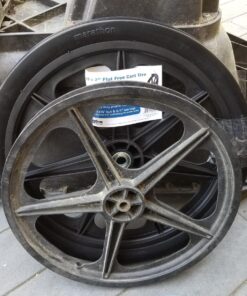 Marathon 92001 20x2.0 Flat Free Cart Tire on Plastic Rim, 3/4" Bearing, 1 Pack 41 81JsOYsnqAL