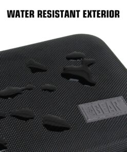 USA GEAR Hard Shell Electronic Organizer Travel Case 7.5 Inch - GPS Cases with Accessory Pocket and Water Resistant Exterior Compatible with Garmin GPS, Chargers, and More Electronics - Black 13 81JsSmEttFL