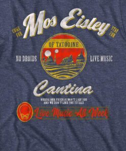 STAR WARS Mos Eisley Cantina Tatooine Men's Adult Graphic Tee T-Shirt XX-Large Navy Heather 8 81Jsmx0M6PL