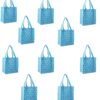 ReBagMe (TM) Set of 10 Large Reusable Grocery Bag Totes (10, Blue) 11 81JukLVipLL