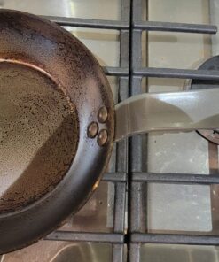 de Buyer MINERAL B Carbon Steel Fry Pan - 8” - Ideal for Searing, Sauteing & Reheating - Naturally Nonstick - Made in France 8" 35 81JuluwfErL