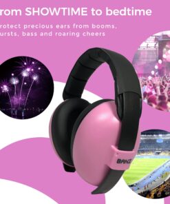 Baby Banz Earmuffs Infant Hearing Protection – Ages 0-2+ Years – The Best Earmuffs for Babies & Toddlers – Industry Leading Noise Reduction Rating – Soft & Comfortable – Baby Ear Protection Pink 28 81Jvbsu16vL