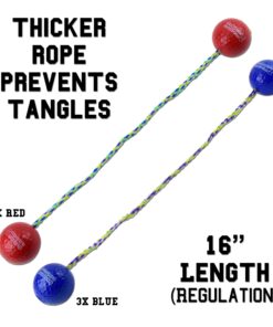 Alternative view of GoSports Ladder Toss Bolo Replacement Set - Kid Safe Soft Rubber or Hard Golf Balls