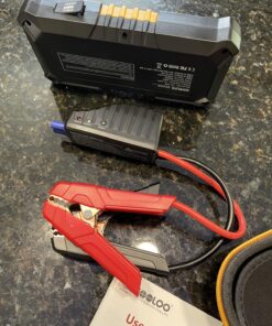 GOOLOO New GP2000 Jump Starter 2000A Car Starter Battery Pack (Up to 8.0L Gas, 6.0L Diesel Engine),12V Car Battery Charger Jumper Starter, Supersafe Portable Lithium Jump Box with USB Quick Charge yellow 36 81JvyrOptpL