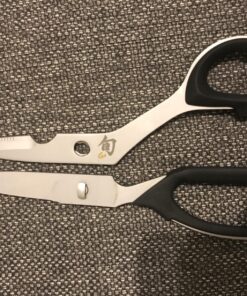 Shun Cutlery Kitchen Shears, Stainless Steel Cooking Scissors, Blades Separate for Easy Cleaning, Comfortable, Non-Slip Handle, Kitchen Shears Heavy Duty 29 81Jw5Sf7XqL