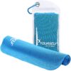 SYOURSELF Cooling Towel, Cooling Towels for Neck,40" x 12"Ice Towel for Instant Cooling Relief, Soft Breathable Chilly Towel, Perfect Yoga, Golf, Sports, Gym, Workout, Athletes Towel (1PC-Blue) Blue 14 81Jw8MelR2S