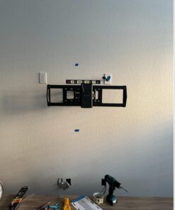 MOUNTUP UL Listed Full Motion TV Wall Mount for Most 42-82 inch TVs with Articulating Swivel and Tilt, TV Mount Max VESA 600x400mm, Holds up to 100lbs Fits 16" Stud MU0028 44 81JwsYx9NoL