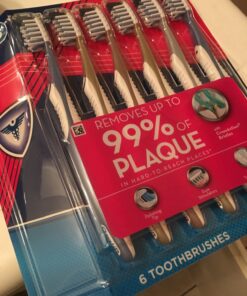 Oral-B CrossAction All In One Soft Toothbrushes, Deep Plaque Removal, 6 Count Toothbrush (Pack of 6) 33 81JxUYN1Y0L