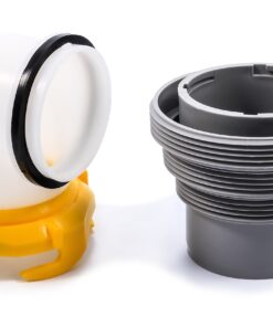 Camco 39625 Revolution 20' Sewer Hose Kit with 360 Degree Swivel Fittings and 4-in1 Elbow Adapter, Ready To Use Kit with Hose and Adapter Standard Packaging 15 81Jxx8IBdhL