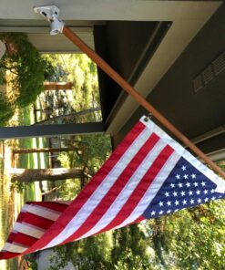 American Flag 2x3-100% Made In USA using Tough, Long Lasting Nylon Built for Outdoor Use, Featuring Embroidered Stars and Sewn Stripes plus Superior Quadruple Stitching on Fly End 2 by 3 Foot 23 81JxxCZATAL