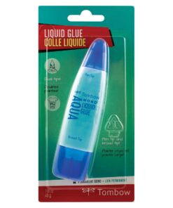Tombow 52180 MONO Aqua Liquid Glue, 1.69 Ounce, 1-Pack. Dual Tip Dispenser for Precise to Full Coverage Application that Dries Clear Original Version 29 81Jy528EL6L