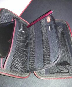 Smatree Carrying Case for New Nintendo 3DS XL/New 2DS XL, Hard Protective Shell Travel Case for Nintendo New 3DS/Nintendo New 3DS XL-Super NES Edition- Black/Red Black Red 68 81JzrexQlhL