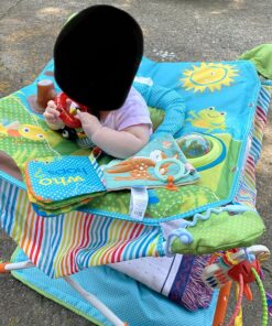 Summer Infant-Pop 'N Jump Portable Baby Activity Center - Lightweight Baby Jumper with Toys and Canopy for Indoor and Outdoor Use Outdoor Animals 42 81K03iHGS9L