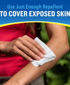 Cutter All Family Mosquito Wipes, Insect Repellent, Repel Mosquitoes, Ticks, Gnats, Fleas & More, 7% DEET 15 Count 1 Pack 19 81K0TxBlJ9L