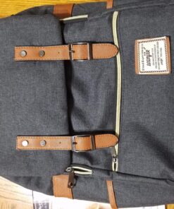 Unisex Professional Slim Business Laptop Backpack, Feskin Fashion Casual Durable Travel Rucksack Daypack (Waterproof Dustproof) with Tear Resistant Design for Macbook, Tablet - Dark Grey 31 81K0skSzryL