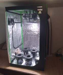 HTG Supply Bubble Brothers DWC Hydroponic System - 6-Site Classic 14 81K4MGX6DFL