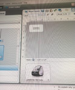 DYMO Label Printer | LabelWriter 450 Turbo Direct Thermal Label Printer, Fast Printing, Great for Labeling, Filing, Mailing, Barcodes and More, Home & Office Organization 450 Turbo Machine 45 81K4zzvKZFL