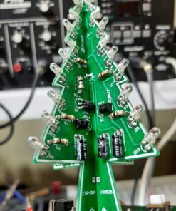 Christmas Tree Soldering Project, Icstation 3D Xmas Tree Soldering Kit with LED Flashing Lights Soldering Practice 7 Colors DIY Electronic Assemble Kit for Learning Teaching STEM Educational Multicolored 45 81K5O8EpFJL