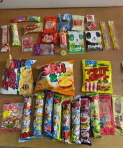 Assorted Japanese Junk Food Snack "Dagashi" Economical 34 Packs of 27 Types Assorted 34 Piece Set 49 81K6BAiJJ1L